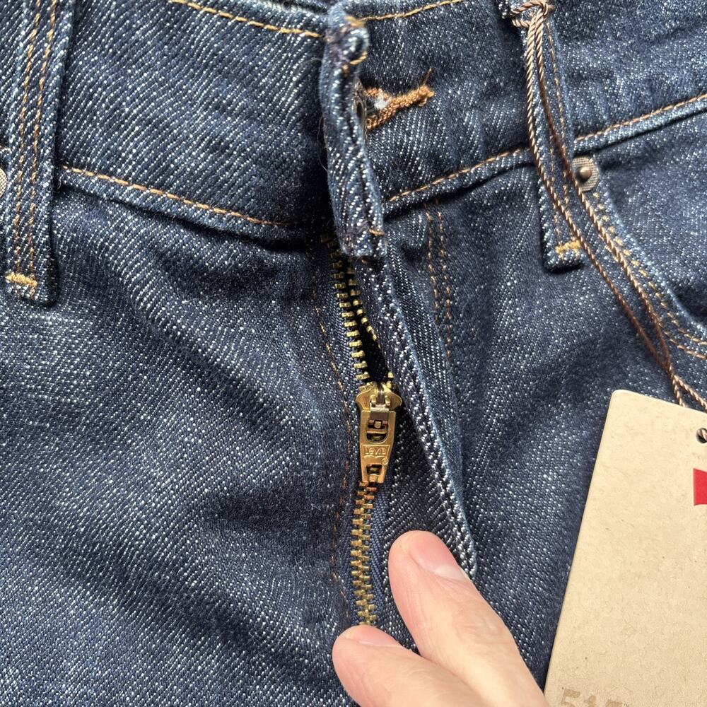New Levi's 515 Jeans Womens 4 Short 27 Stretch Mid Rise Boot Cut Dark Wash Y2k - Picture 6 of 15
